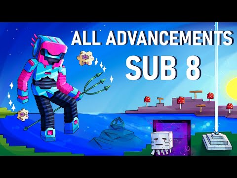 I beat ALL OF Minecraft in Under 8 Hours