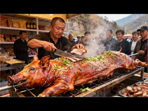 山东大哥豪言烤肉界扛把子,一天能卖20头,花两千万建豪宅!【好食勇哥】