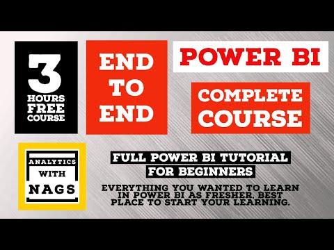 [[ 2.5 HOURS ]] Power BI Complete Tutorial - Beginner to Pro - End to End