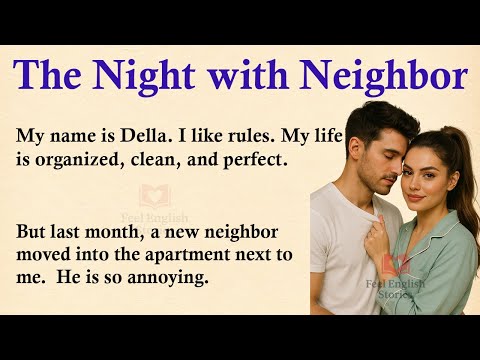 The Night with Neighbor ✅ Emotional English Story (A1 | A2 Level) ✅