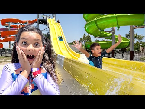 Ellie Wendy & Bobby Learn Water Park Rules for Kids! Safety & Fun Adventure 💦