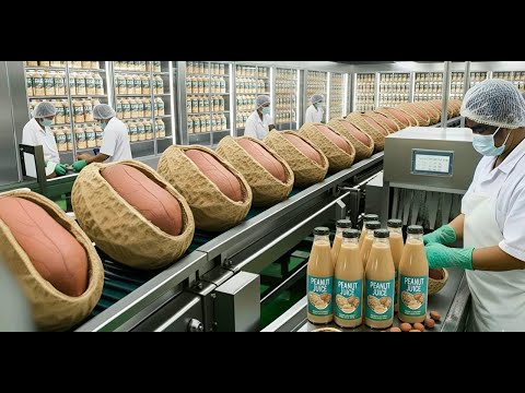 Inside the Peanut Oil Production Process | Harvesting, Pressing & Bottling Oil