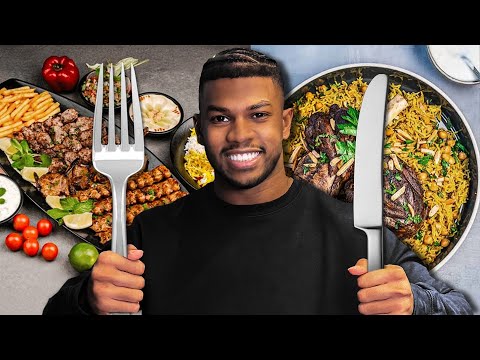Shilo Sanders Tries Arab Food for the First Time 