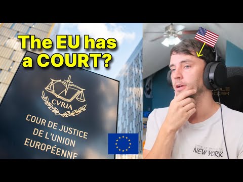 American reacts to How does the EU work?
