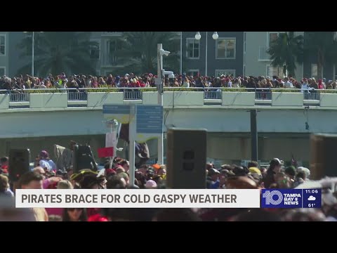 Gasparilla cold weather safety and Pirate party preps