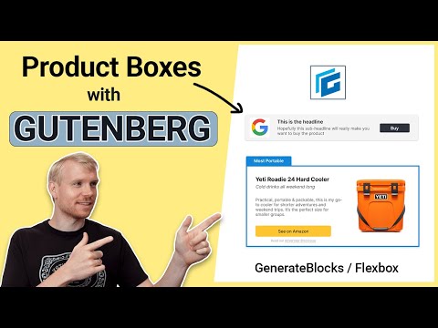 Building CTA Product Boxes w/ GenerateBlocks & Gutenberg