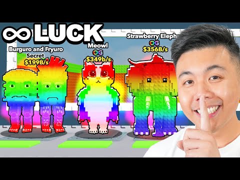 Steal A Brainrot OWNER Gave Me INFINITE LUCK!