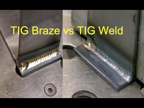 Tig Brazing vs Tig Welding