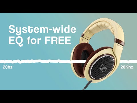Make your headphones sound flat for free
