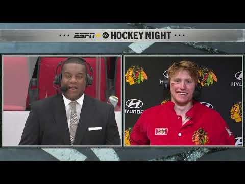Oliver Moore reacts to shootout-winner on his 21st birthday 🎂 'HARD FOUGHT WIN!' | NHL on ESPN