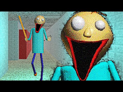 The early version of Baldi got way scarier