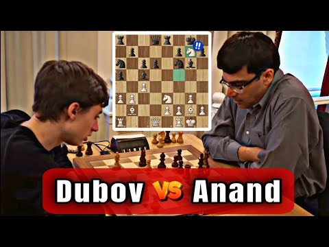 Dubov Goes Full Tal Mode vs. Anand! ⚡🔥 Wild Blitz Battle!
