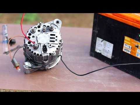 How To Connection Car Alternator | Lucas Tvs  Car Alternator wiring | How to Wiring 2 Pin Alternator