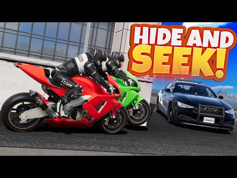 Motorcycle HIDE & SEEK Gets Absolutely Chaotic in BeamNG Drive Mods!