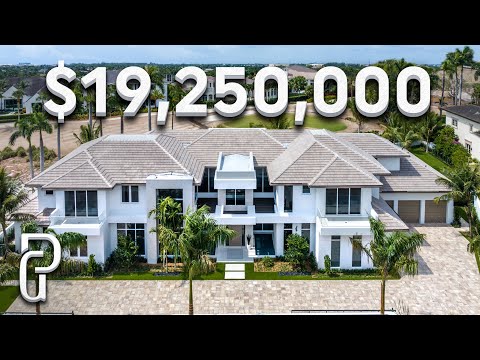 Inside a $19,250,000 MEGA mansion in Southern Florida! | Propertygrams modern house Tour