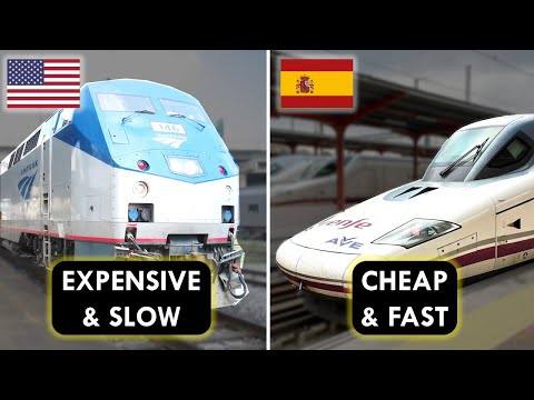 Passenger Rail in the US vs. Spain - Brace Yourself for Utter Chagrin