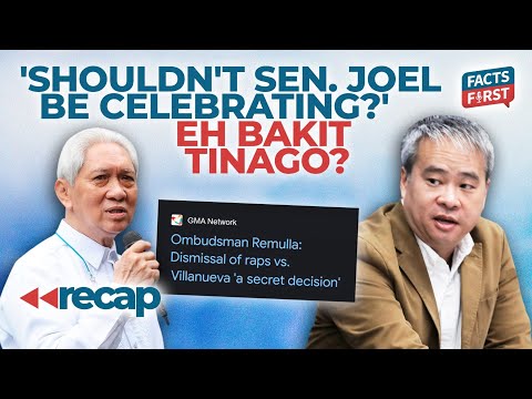 Di ba sila proud sa Ombudsman ruling kay Joel Villanueva?