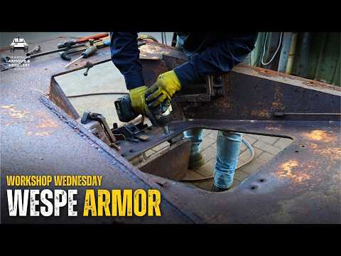 WORKSHOP WEDNESDAY: Stripping down MORE German Wespe Armour Plate