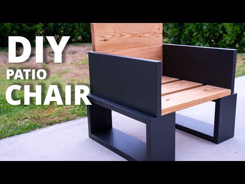 Space-Saving DIY Chair – Breaks Down for Storage (Indoor & Outdoor)
