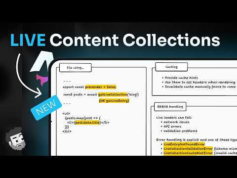 Astro's NEW take on content (live content collections)