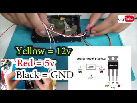 grinding machine from old hard drive ฮาร์ดดิสเก่าเอาไปทำอะไรไปดู