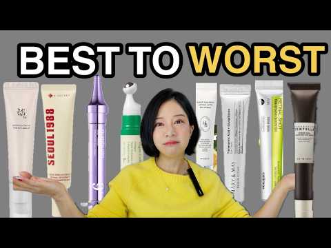 Best & Worst Korean Eye Creams 2026 (Tier List: Dark Circles, Wrinkles & Milia)