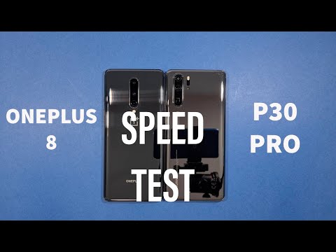 OnePlus 8 vs Huawei P30 Pro Speed Test