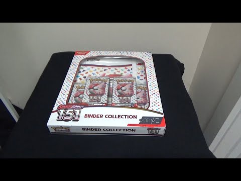 Pokémon TCG Scarlet & Violet 151 Binder Collection Unboxing