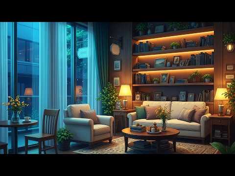 Cozy Night Café at Home ☕ Smooth Lofi Soul & R&B Beats for Relax & Study
