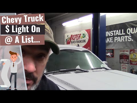 A Chevy Truck With A List