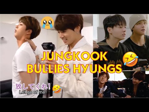 When Jungkook Bullies His Hyungs| Jungkook funny moments with BTS