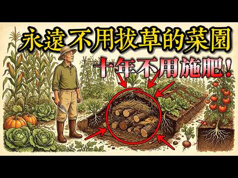 懶人種菜天花板!德國百年高床種植法,陽臺院子都能通用,一下午做好十年免維護菜園!