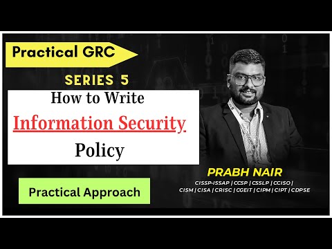 How to Write Information Security Policy