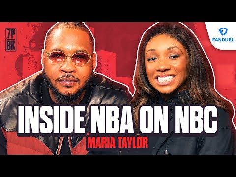 Carmelo Anthony and Maria Taylor on NBA on NBC return, Melo’s Response to Phil Jackson, MJ vs Kobe