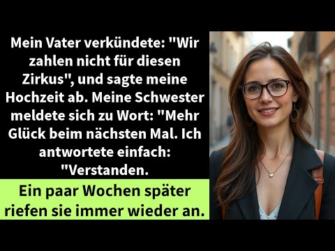 Mein Vater verkündete: "Wir zahlen nicht für diesen Zirkus", und sagte meine Hochzeit ab.