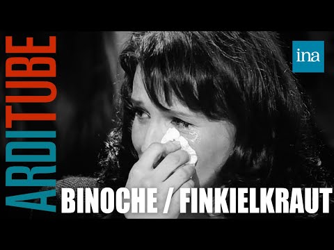 Les larmes de Juliette Binoche face à Alain Finkielkraut | INA Arditube