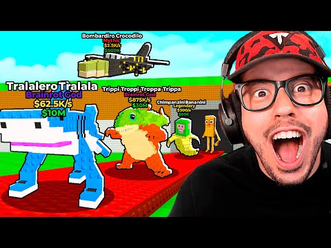 I Tried STEAL A BRAINROT in Roblox...