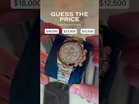 Guess the price | Rolex Daytona 19k Yellow Gold & Stainless Steel 126503 ⏱️✨ #chrono24 #rolex