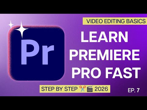 Premiere Pro Beginners Guide 2026: Editing Tools, Trimming, Ripple, & AI Generative Extend Ep. 7