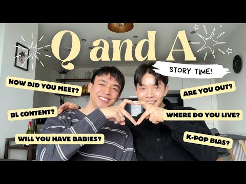 [ENG/한] 질답 Q&A- Your questions answered! | Married Korean-Filipino gay couple in London