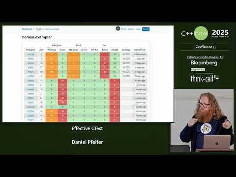 Effective CTest - a Random Selection of C++ Best Practices - Daniel Pfeifer - C++Now 2025