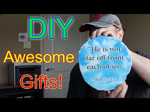 DIY Wood Slice Craft: Easy Peel Image Transfer for Personalized Gifts