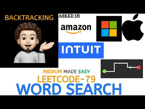 Word Search | In Depth Explanation | Apple | Amazon | Microsoft | codestorywithMIK