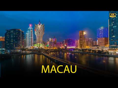 Macau 2025 Walking Tour 4K 🇭🇰 No Commentary, Natural City Sounds