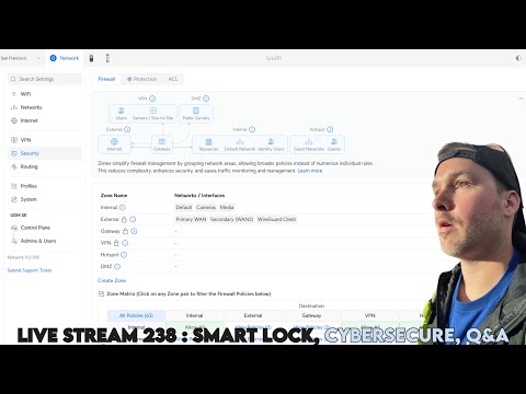 Live stream 238 : Smart lock, Cybersecure, Q&A