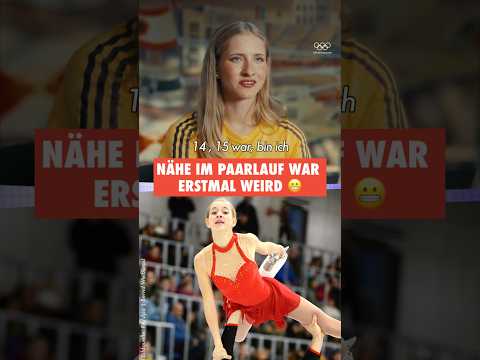 Sich beim Paarlaufen an einen Partner gewöhnen braucht Zeit, wenn man jung startet ⛸️ #Eiskunstlauf