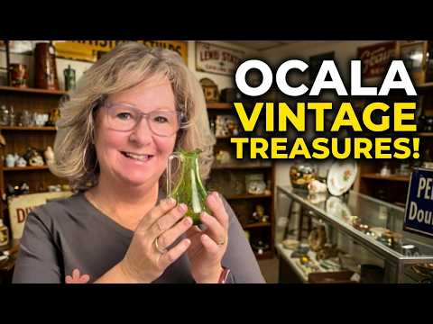 First Time Visiting Ocala's Antique Shops | Etsy Sourcing Haul