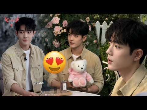 A beige suit and a white shirt, yet truly unforgettable ✨ Xiao Zhan’s livestream style today has fan