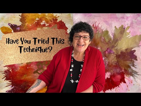 The Best Gelli Printing Techniques Using Alcohol Inks - 100 Days of Collage