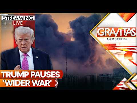 Gravitas LIVE: Iran Mobilises 1 Mn Soldiers as US Mulls Ground Invasion | Trump Pauses 'Wider War'